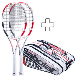2x Pure Strike 16x19 plus Schlägertasche