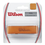 Wilson Basisgriffbänder Wilson Premium Leather Replacement Grip 1er Pack-Braun