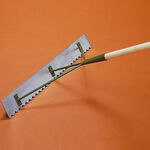 Tegra Platzbedarf Tegra Aufrau-Zahnschiene Mit Metallbuchse (ohne Stiel)-Silber