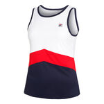 Fila Bekleidung Fila Cleo Tank-Top Damen-Weiß,Mehrfarbig