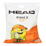 HEAD Tennisbälle HEAD Stage 2 Orange 72er Beutel