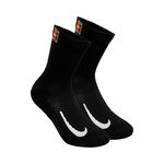 Nike Bekleidung Nike Court Multiplier Cushioned Tennissocken 2er Pack-Schwarz,Weiß