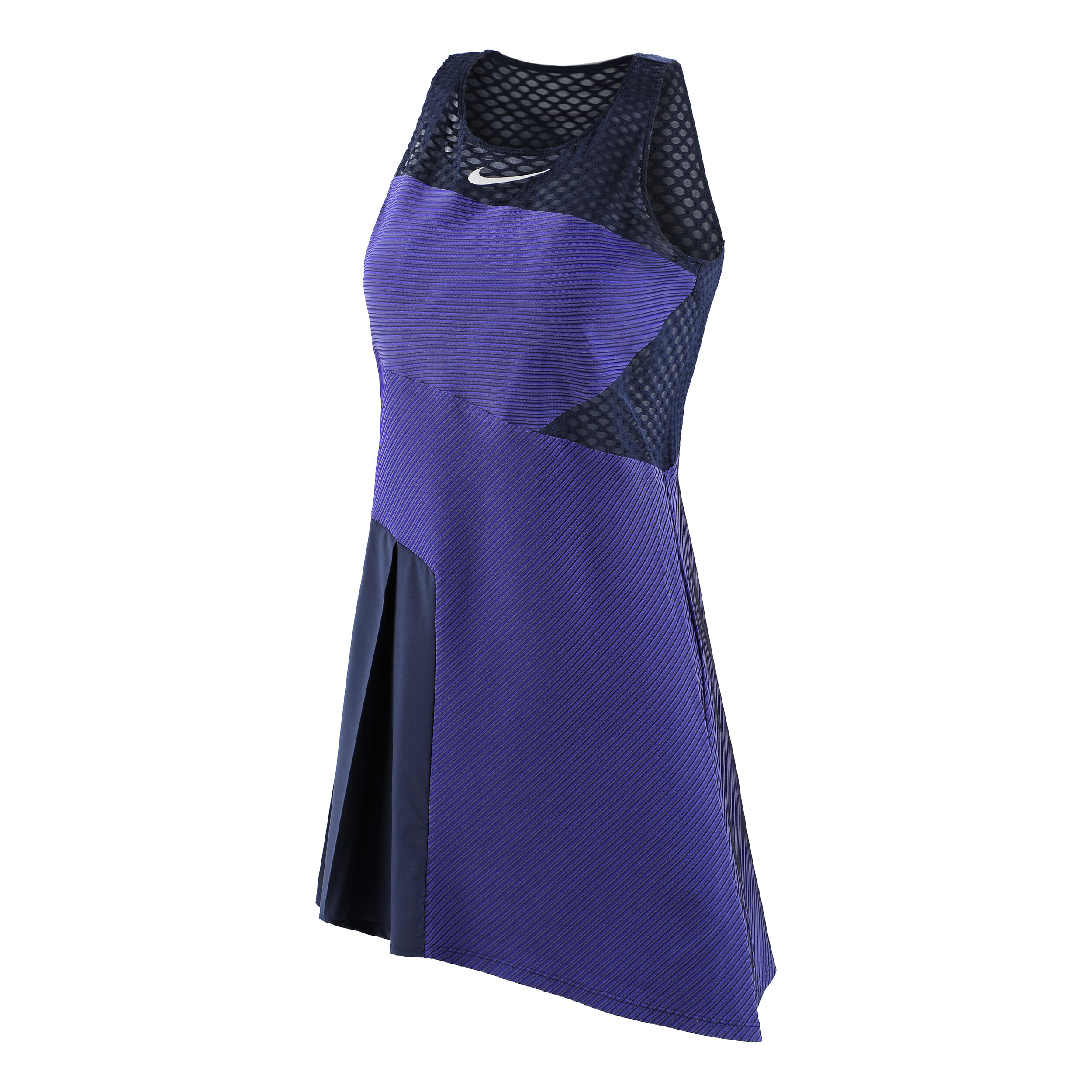 Nike Dri Fit Advantage Slam Kleid Damen Lila Dunkelblau online kaufen Tennis Point AT