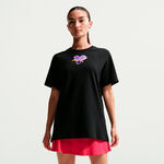 Nike T-Shirt Nike Dri-Fit Slam Oversize T-Shirt Damen-schwarz