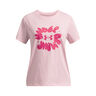 Bubble T-Shirt Mädchen-Pink