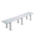 Tegra Platzbedarf Tegra Tennisbank 2m Ohne Lehne-Weiß