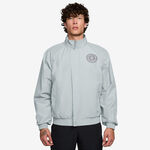 Nike Bekleidung Nike Court Heritage Trainingsjacke Herren - blaugrau, 