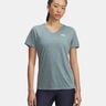 Tech Twist T-Shirt Damen-blaugrau