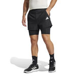 adidas Bekleidung adidas Gym+ 2In1 Shorts Herren-Schwarz
