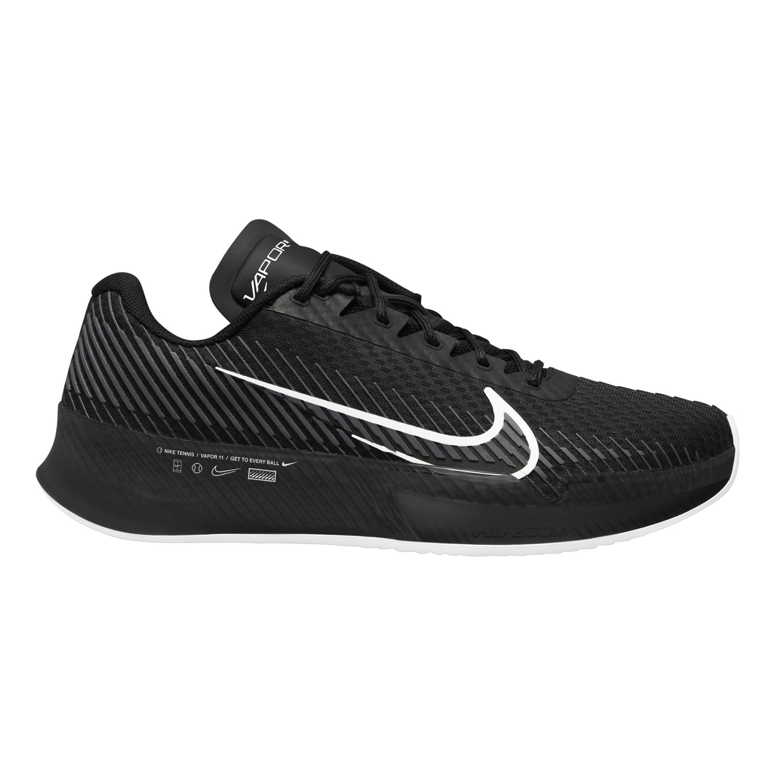 Zoom black and white nike discount