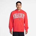 Nike Bekleidung Nike Court Dri-FIT Fleece High Rise Hoody Herren-Rot