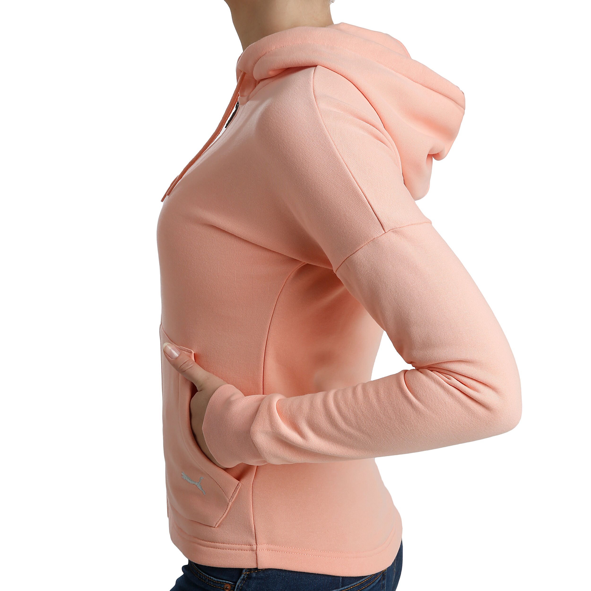 Puma Clean CL Sweat Trainingsanzug Damen Rosa Hellgrau online kaufen Tennis Point AT