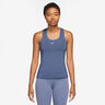 Dri-Fit Swoosh Tank-Top Damen - blau, wei&szlig;