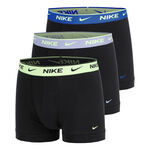 Nike Boxer Short Nike Essential Cotton Stretch Trunk Boxer Short - 3er Pack Herren-schwarz, t&uuml;rkis
