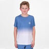 Crew Gradiant T-Shirt Jungen-Blau,Weiß