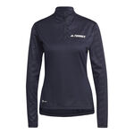 adidas Bekleidung adidas Multi Half-Zip Longsleeve Damen - dunkelblau, 