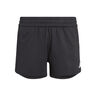 Training Icons 3 Stripes Knitted Shorts Mädchen - schwarz, weiß
