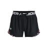 Tri Color Shorts Mädchen - schwarz, 
