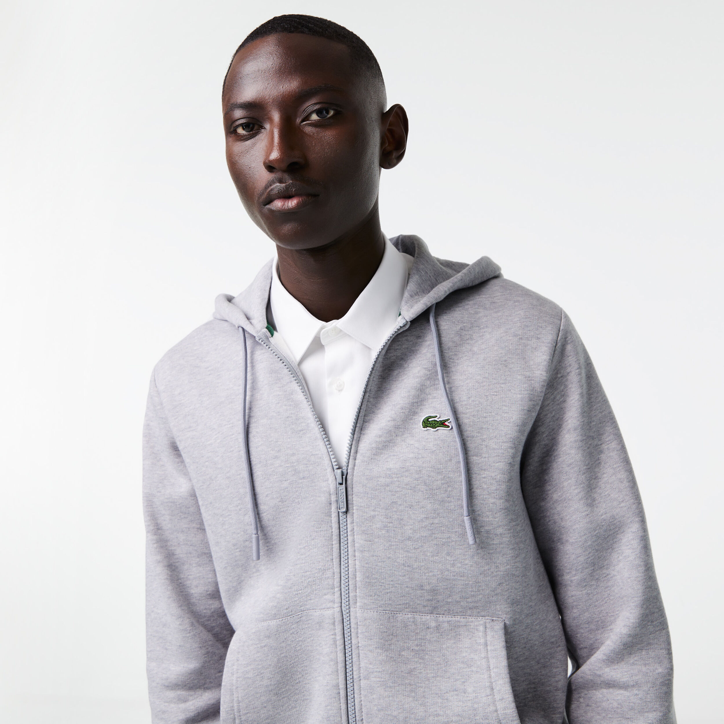 Lacoste Core Solid Trainingsanzug Herren Hellgrau online kaufen Tennis Point AT