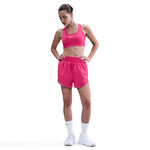 Nike Bekleidung Nike Swoosh Medium Sport-BH Damen - berry, weiß