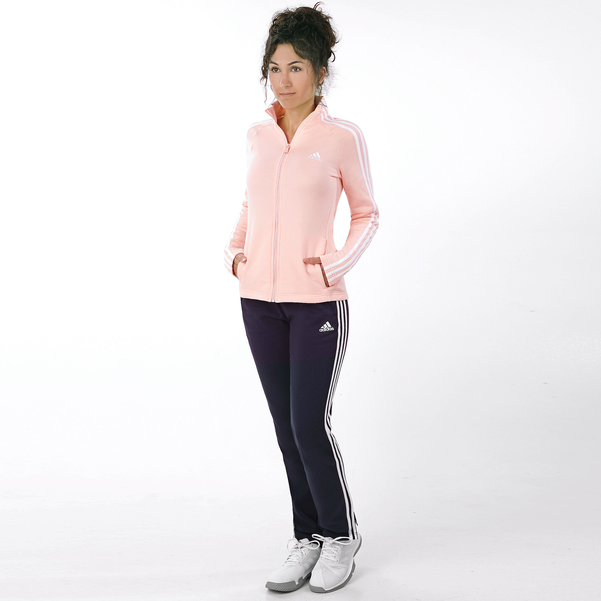 adidas Energize Trainingsanzug Damen Apricot Dunkelblau online kaufen Tennis Point AT