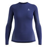 Performance WarmCrew Longsleeve Damen-blau