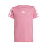 Training Essentials 3 Stripes T-Shirt Kinder - rosa, wei&szlig;