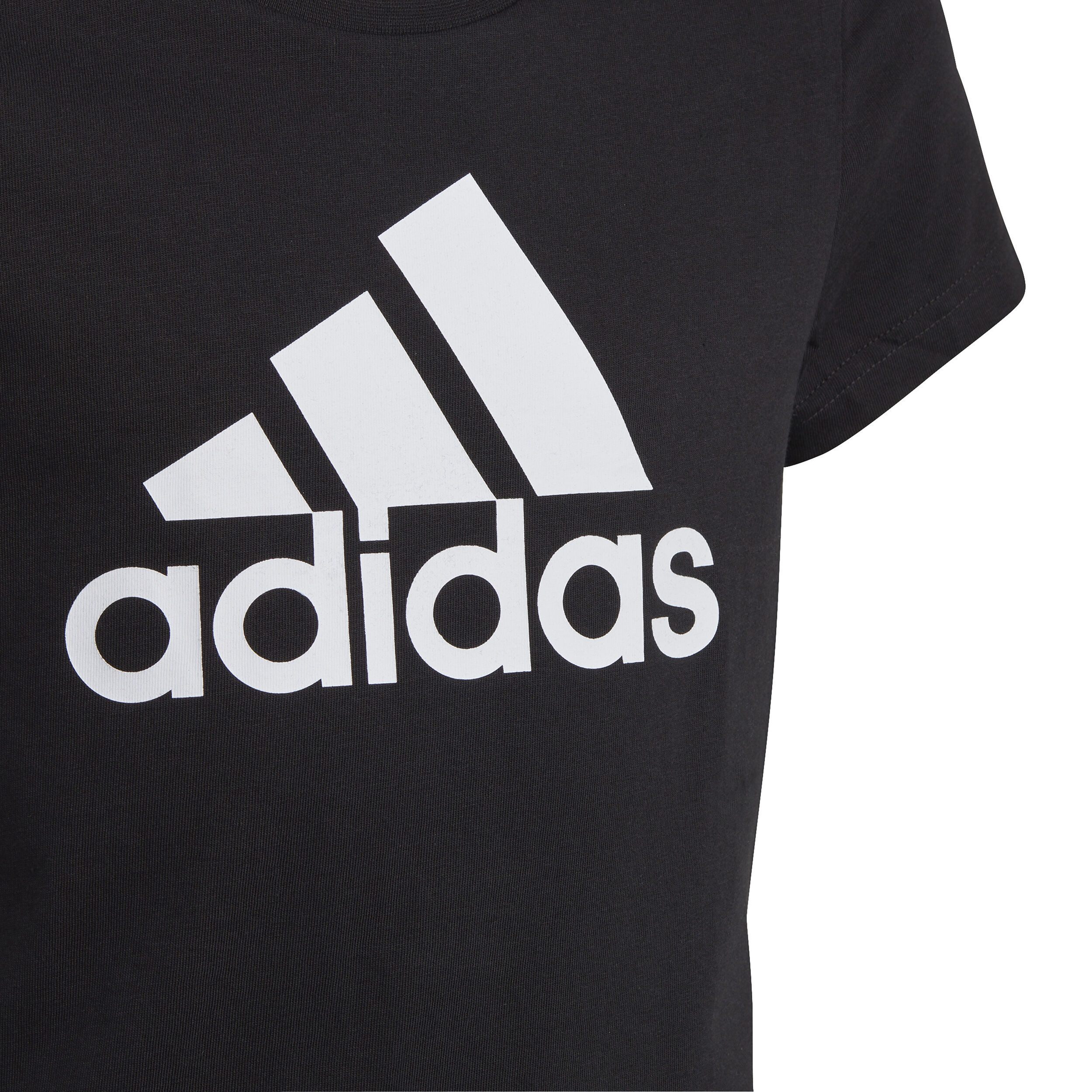adidas Essentials Big Logo T Shirt Madchen Schwarz WeiB online kaufen Tennis Point AT