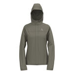 Odlo Bekleidung Odlo X-Alp Waterproof Laufjacke Damen-khaki