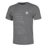 Receiver Embossed T-Shirt Herren - grau, wei&szlig;