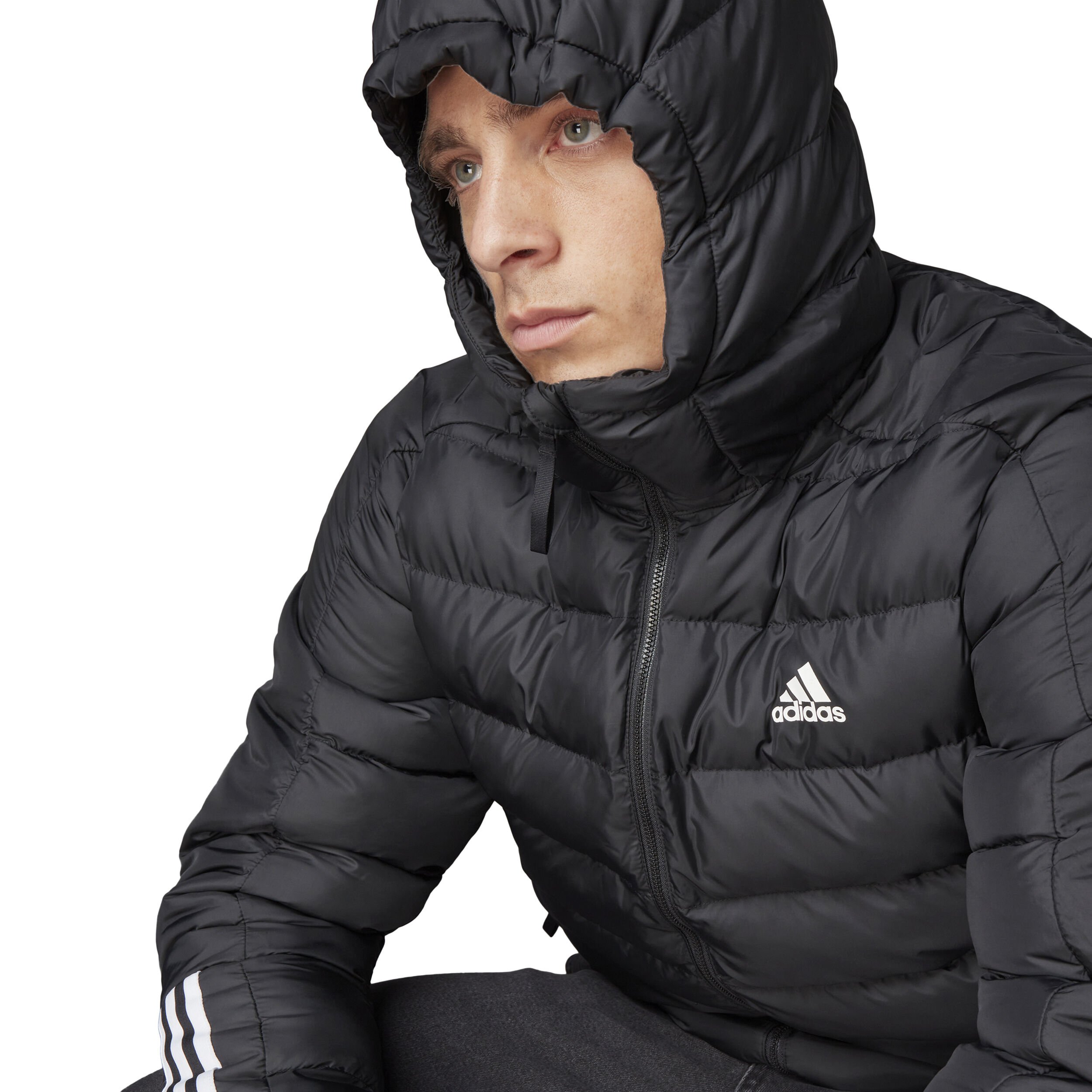 adidas Itavic Daunenjacke Herren Schwarz WeiB online kaufen Tennis Point AT