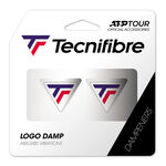 Tecnifibre Schl&auml;gerzubeh&ouml;r Tecnifibre Logo Damp Tricolore D&auml;mpfer-Wei&szlig;,Blau
