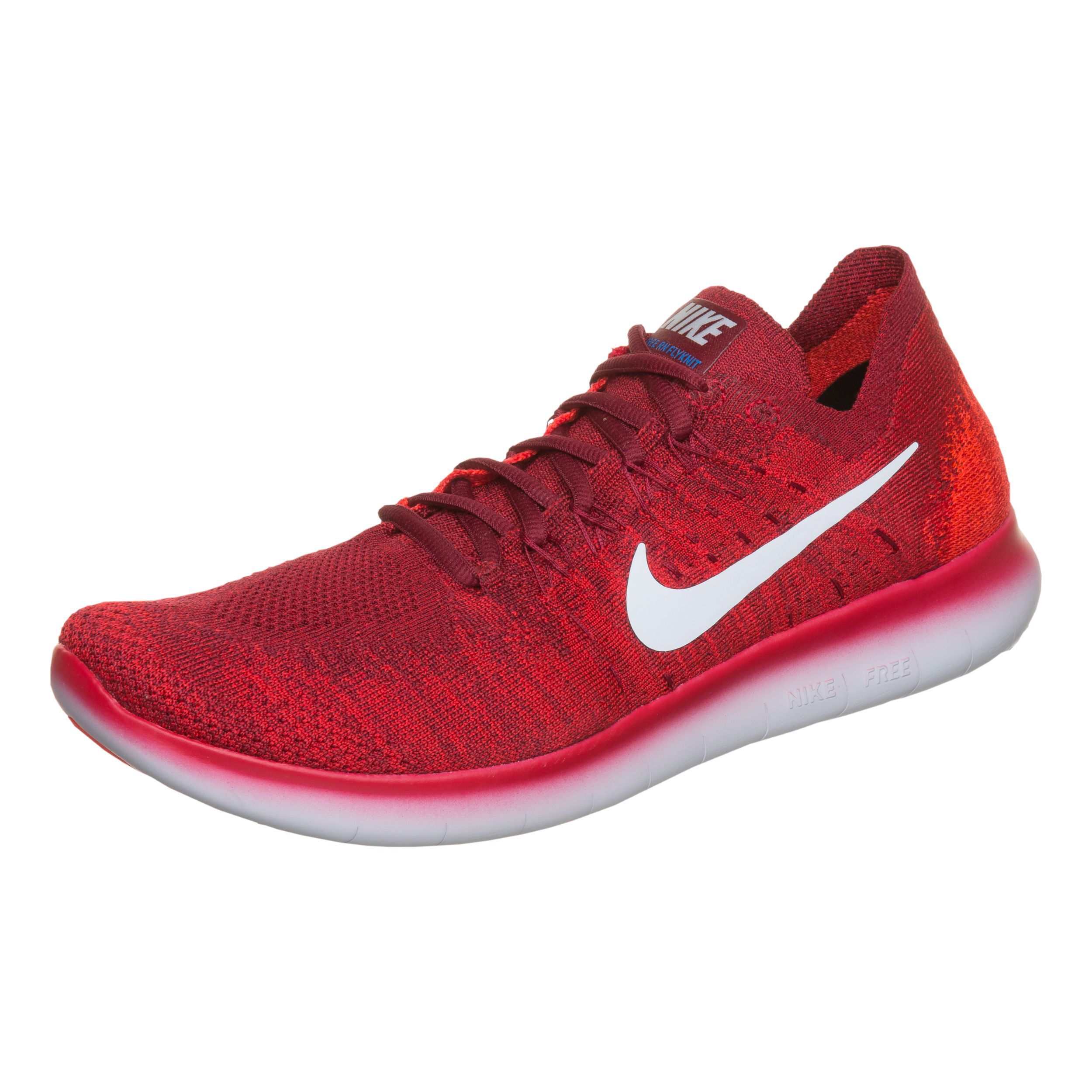 Nike Free Run Flyknit 2017 Fitnessschuh Herren Rot WeiB online kaufen Tennis Point AT