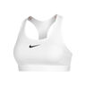 Swoosh Medium Sport-BH Damen-Weiß
