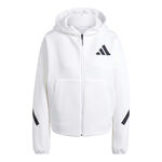 adidas Bekleidung adidas Z.N.E. Sweatjacke Damen-Wei&szlig;