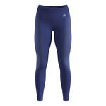 Odlo Bekleidung Odlo Performance Warm Eco Big Logo Bottom Long Tight Damen-blau