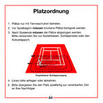 Tegra Platzordnung mit Pflegeanweisung