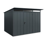 Hörmann Set Berry Gerätehaus Modern-P,Typ3,RAL7016, 1 flg, inkl. Zubehör