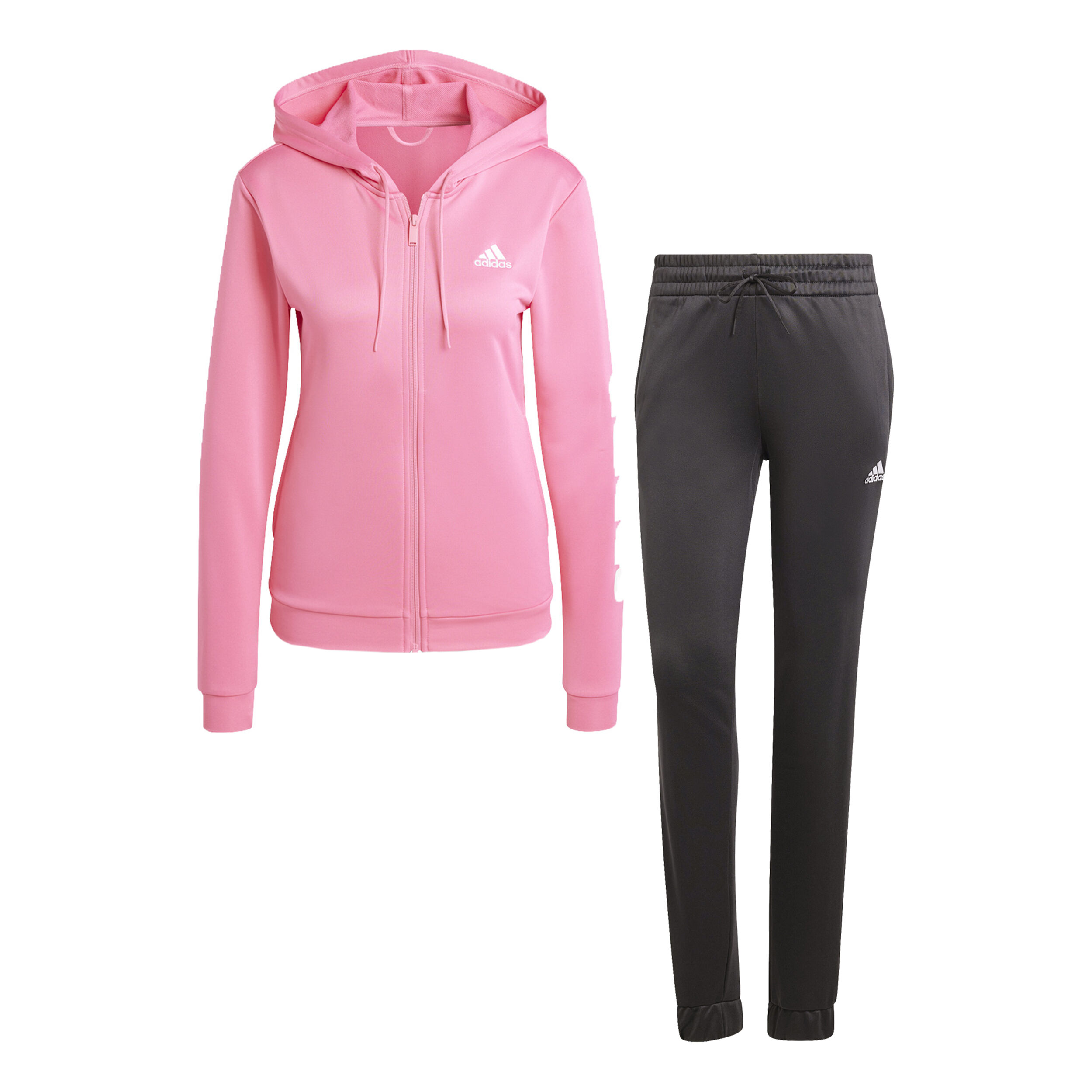adidas Linear Trainingsanzug Damen Lila Schwarz online kaufen Tennis Point AT