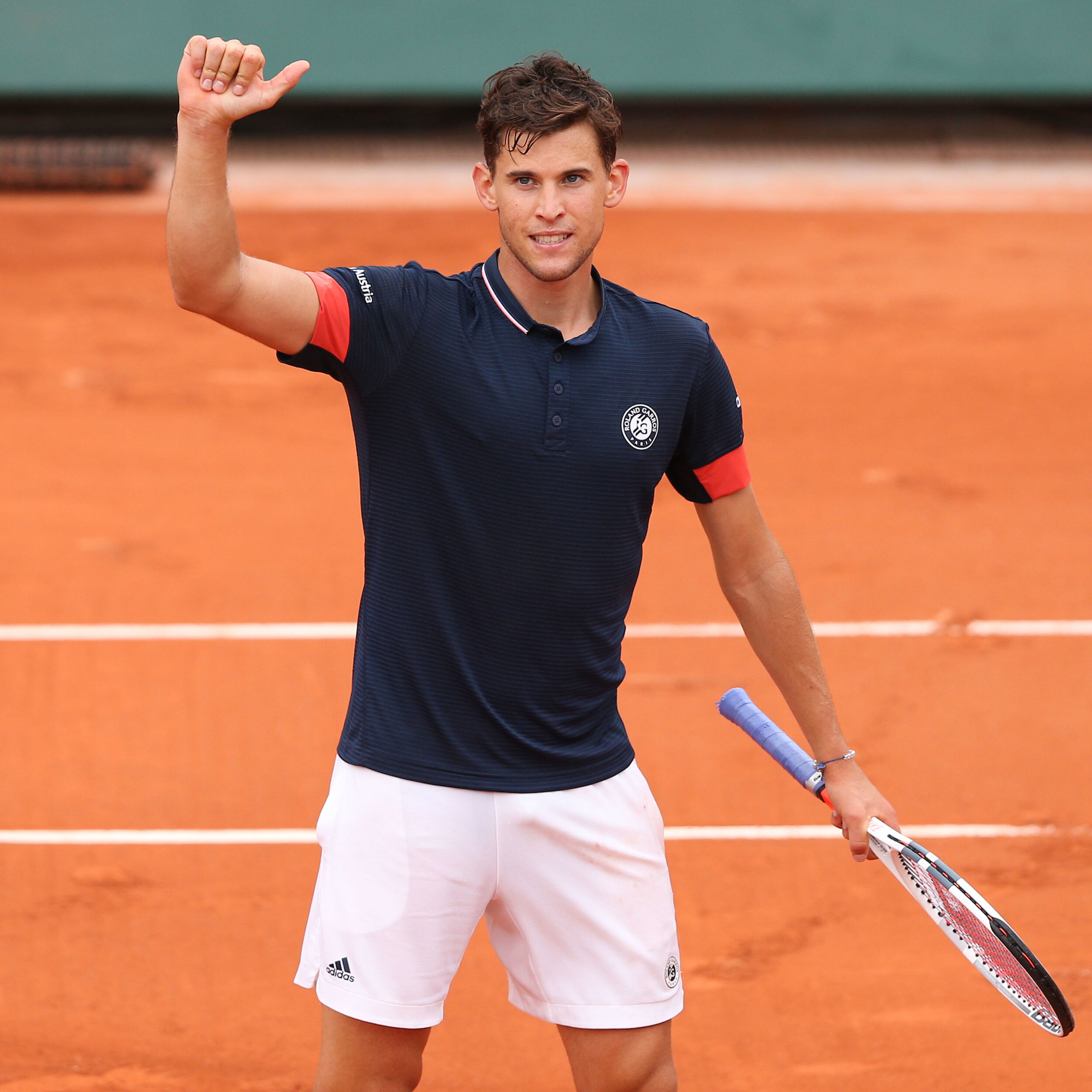adidas Roland Garros Climachill Polo Herren Dunkelblau Rot online kaufen Tennis Point AT