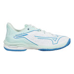 Mizuno Tennisschuhe Mizuno Wave Exceed Tour 6 Sandplatzschuh Damen-Wei&szlig;,Blau