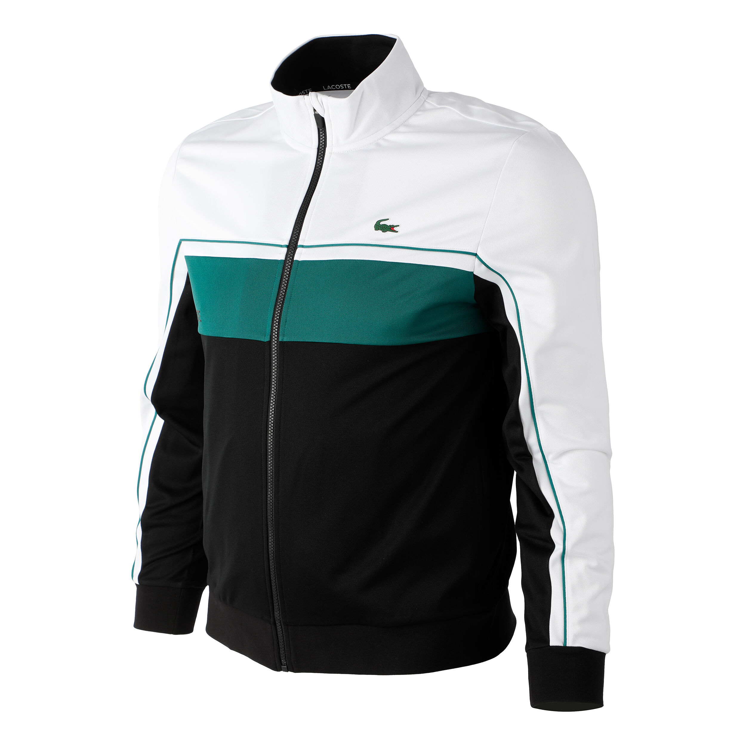 Trainingsjacke Herren - Weiß, Schwarz