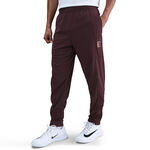 Nike Tennisbekleidung Nike Court Heritage Trainingshose Herren - dunkelrot, dunkelrot