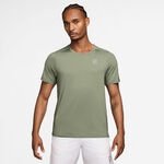 Nike Bekleidung Nike Court Dri-FIT Advantage T-Shirt Herren - oliv, 