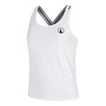 Quiet Please Tennisbekleidung Quiet Please Serve & Volley Tank-Top Damen-weiß
