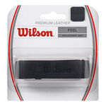 Wilson Basisgriffb&auml;nder Wilson  Premium Leather Replacement Grip 1er Pack - schwarz