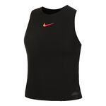 Nike Bekleidung Nike Dri-Fit Court Slam Tank-Top Damen-Schwarz