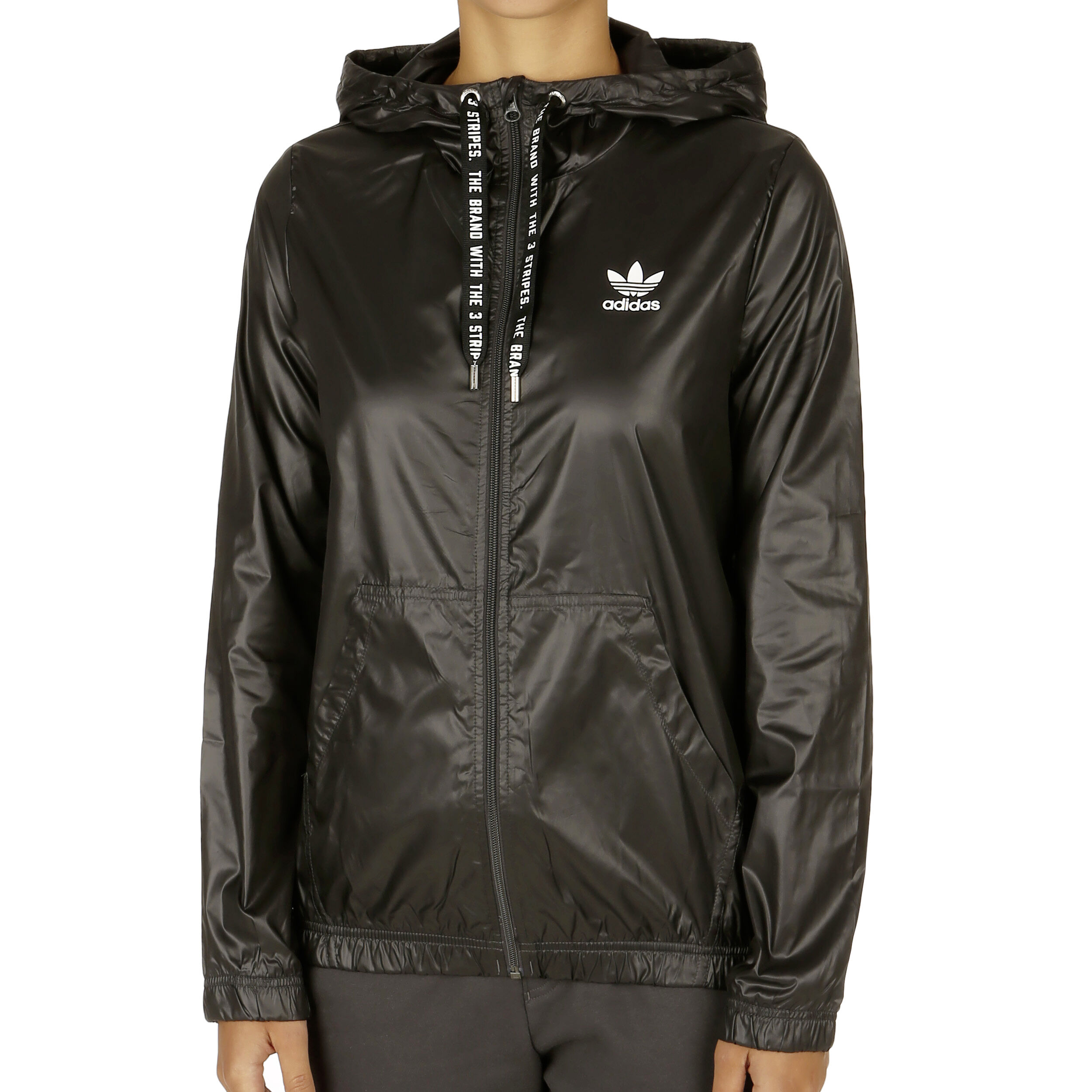 adidas Originals Windbreaker Trainingsjacke Damen Schwarz adidas Originals Windbreaker Trainingsjacke Damen Schwarz