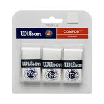 Wilson Overgrips Wilson Pro Overgrip Roland Garros 3er Pack-Weiß,Blau