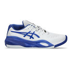 ASICS Tennisschuhe ASICS Gel-Resolution X Sandplatzschuh Herren-Wei&szlig;,Dunkelblau